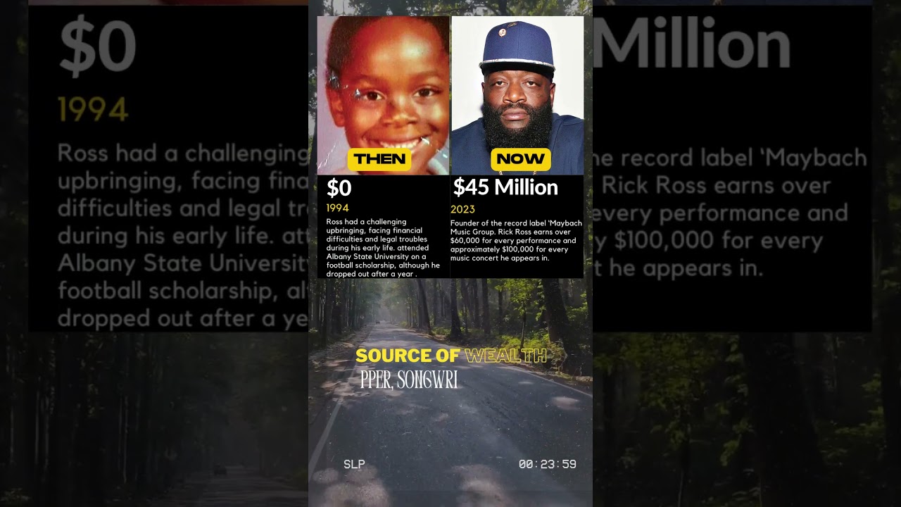 Then and now - Rick Ross (William Leonard Roberts II)