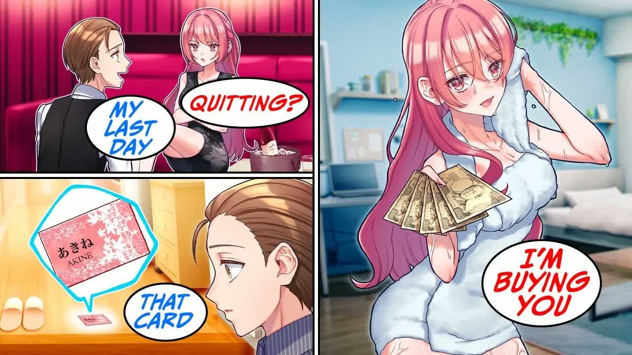 Manga Dub I quit and opened a café—one night the top hostess appears RomCom