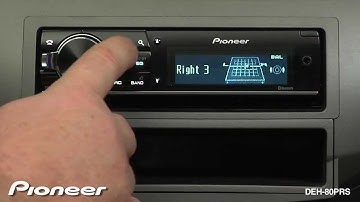 How To - DEH-80PRS - Fade and Balance