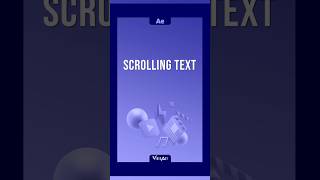 Scrolling Text in After Effects #029 #adobe #aftereffects #animation #tutorial #text #scrolling