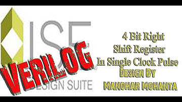 Verilog Implementation Of 4 bit Right Shift Register In Single Clock Pulse