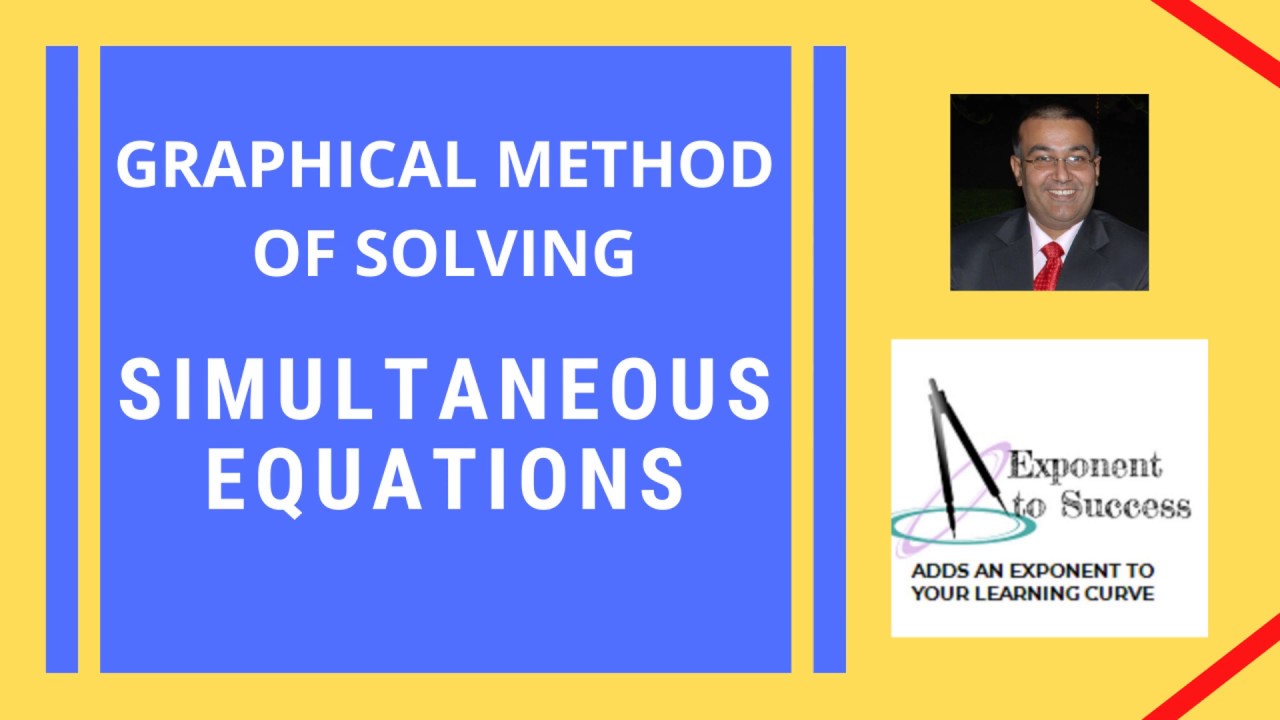 Graphically Solving Simultaneous Linear Equations - YouTube