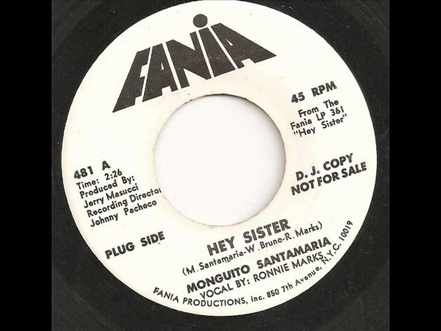 【US Orig】Monguito Santamaria /Hey Sister Monguito Santamaria – Hey Sister – Vinyl (7