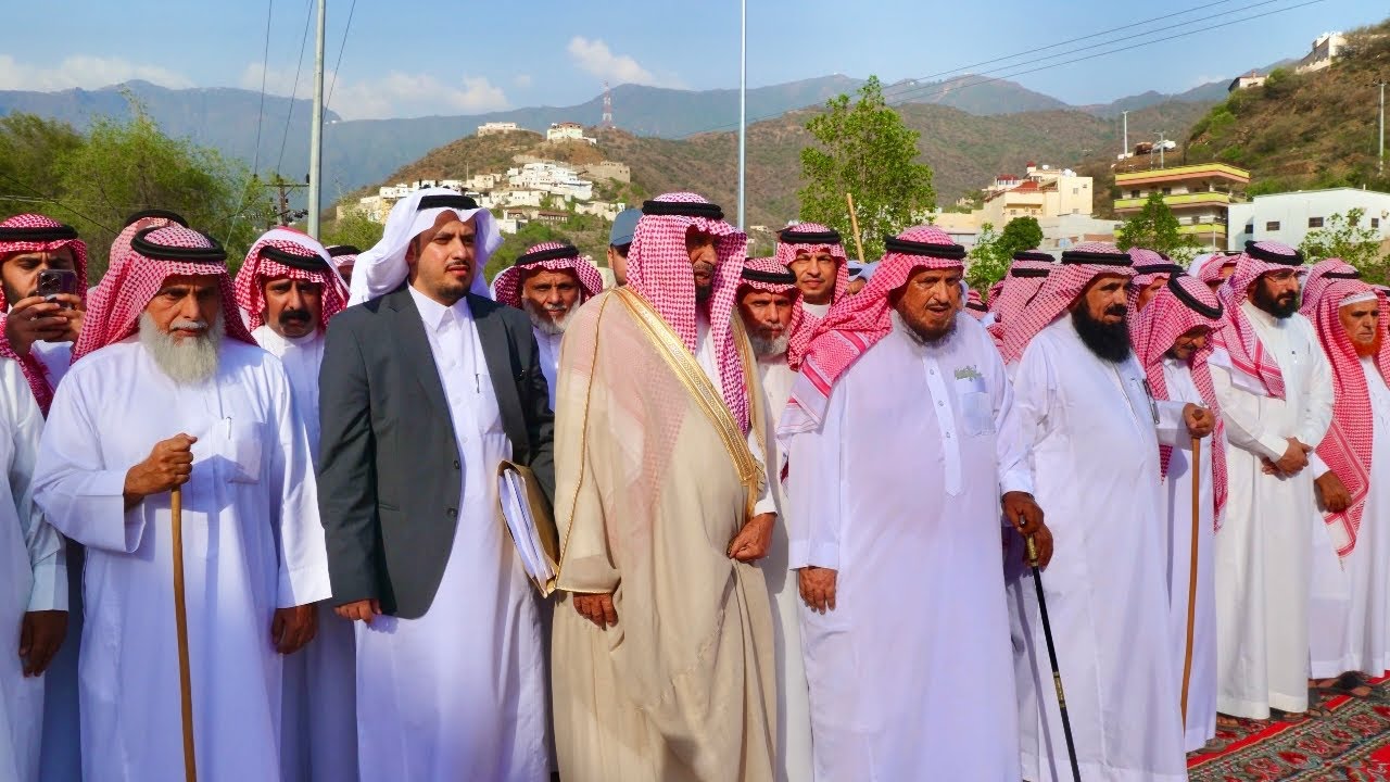 مساهمة ( قبيلة شحب ) برجال ألمع في عتق رقبة رياض الجوني