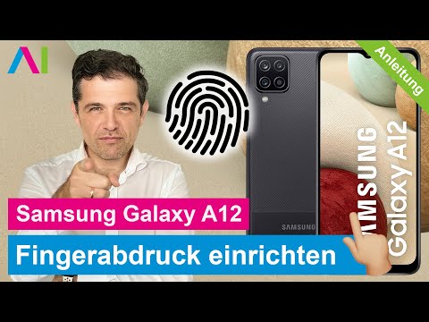 Samsung Galaxy A12 - Fingerabdruck einrichten • ? • ?? • ? • Anleitung | Tutorial