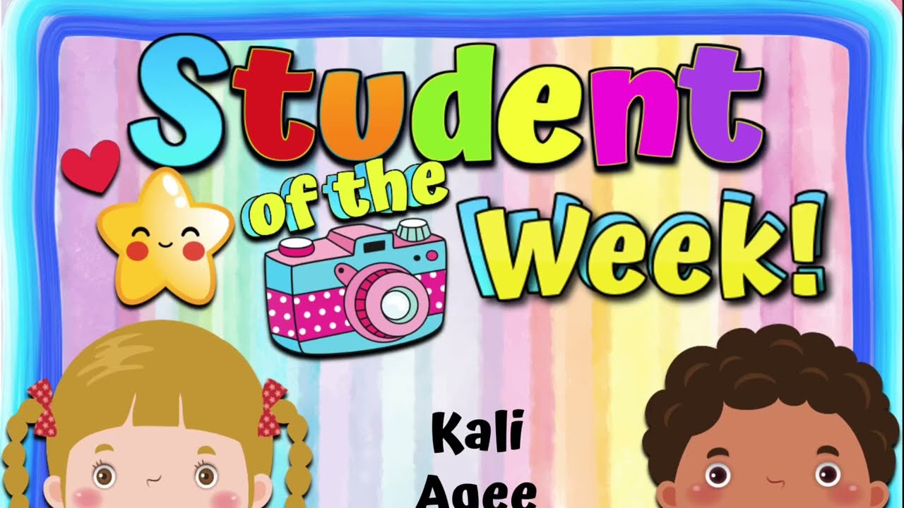 Star Student for the Week of 1/24: Kali Agee - Star Student for the Week of 1/24: Kali Agee
