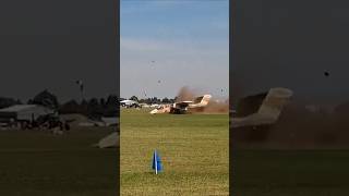 OV-10 Bronco Gear Up Landing at Leszno Airshow