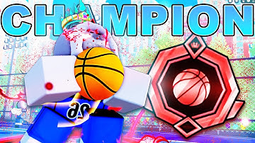 I Got CHAMPION RANK In Basketball Zero...