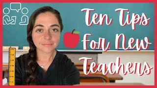 Ten Tips for New Teachers | from a middle school teacher