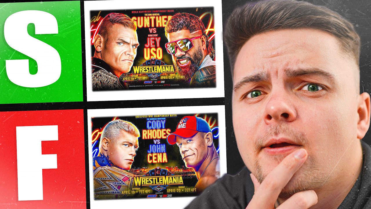 Ranking The ENTIRE WrestleMania 41 Card! (WWE Tier List)