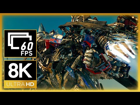 Transformers | Optimus Prime vs Megatron & The Fallen | Final Battle (8K 60FPS) (Remastered)