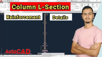 Column Reinforcement Details | Column Longitudinal Section Details As per NBC:205