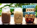 3 CLASSIC ICED COFFEE DRINKS USING COLD BREWED COFFEE FOR 16 OZ CUPS