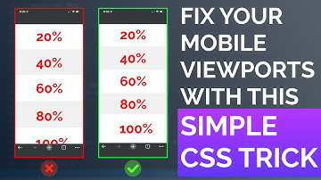Fix your mobile viewport