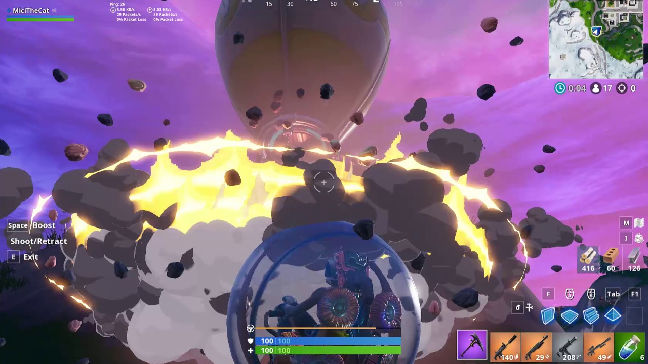 Supply drop had a 1000 ping (Fortnite:Battle royale)