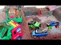 Gadi Wala Cartoon, Cleaning Vechicles Toy, Crane, Racing Car, Toys For Kids