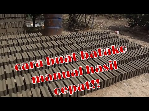 Membuat Cetakan Batako Membuat Cetakan Batako