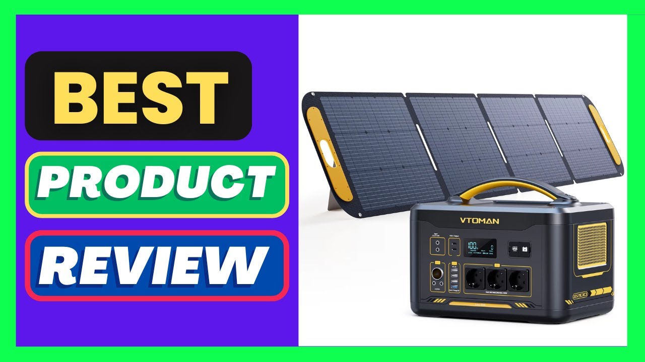 VTOMAN JUMP 2200 Power Station with VS200 Solar Panel Kit