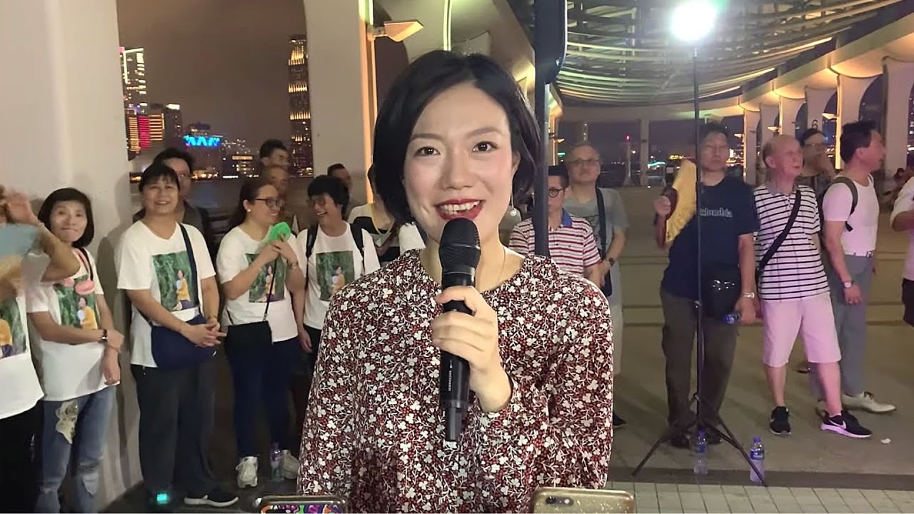 2019.08.10 中環10號碼頭街演 - 第4節 (四季歌, 微風細雨, 魂縈舊夢, 酒醉的探戈) + 謝謝香港及海外朋友的PayPal支持, 香港旺角小龍女龍婷