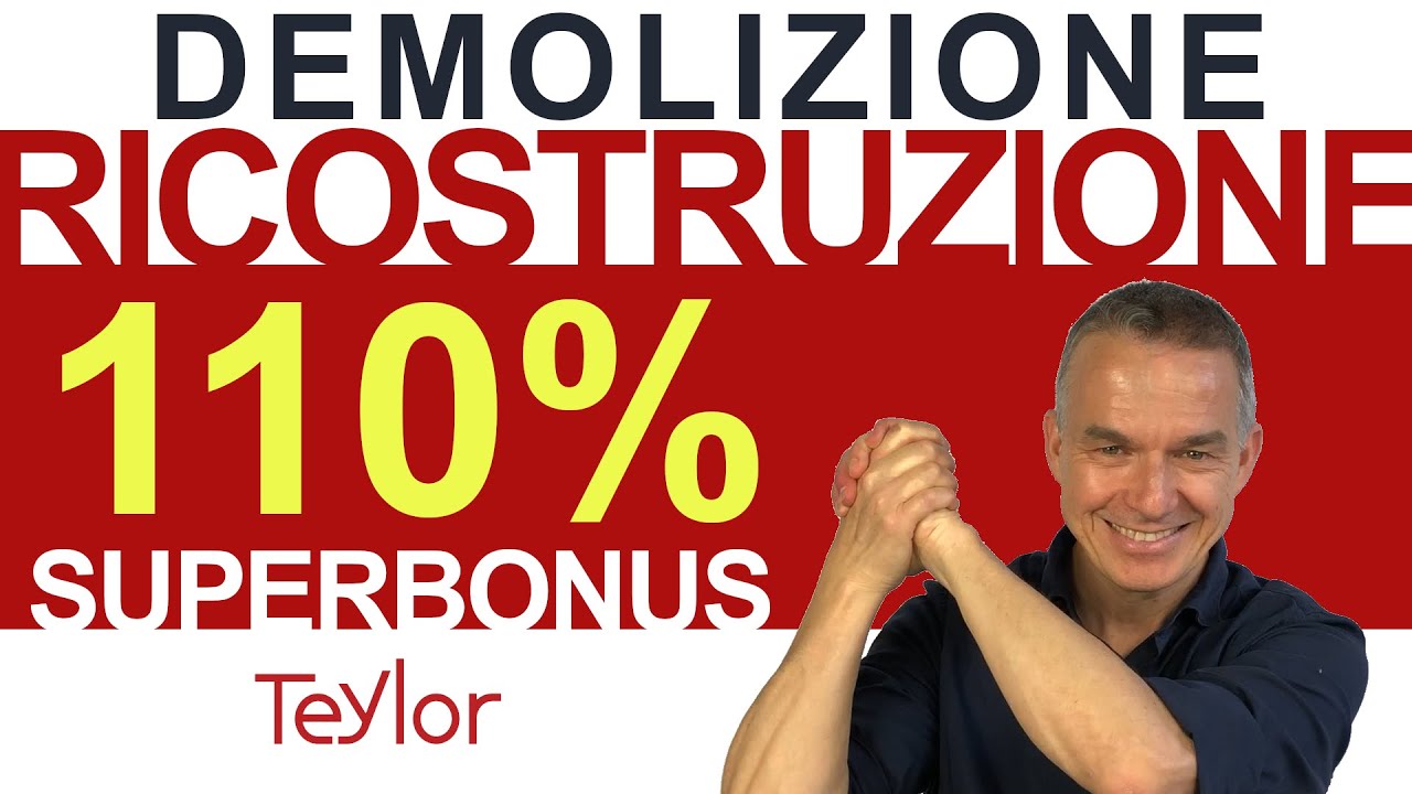 Demolizione Ricostruzione con Superbonus 110%. Teylor la Casa Salubre