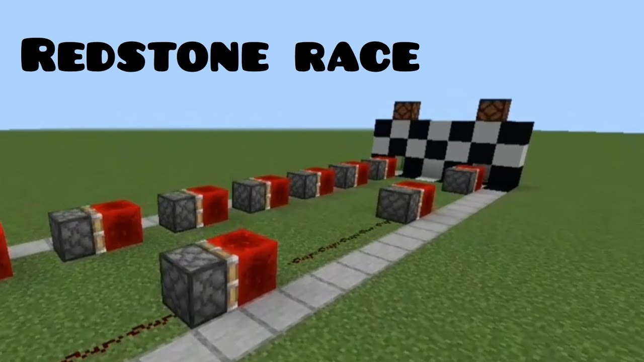 Redstone race - YouTube