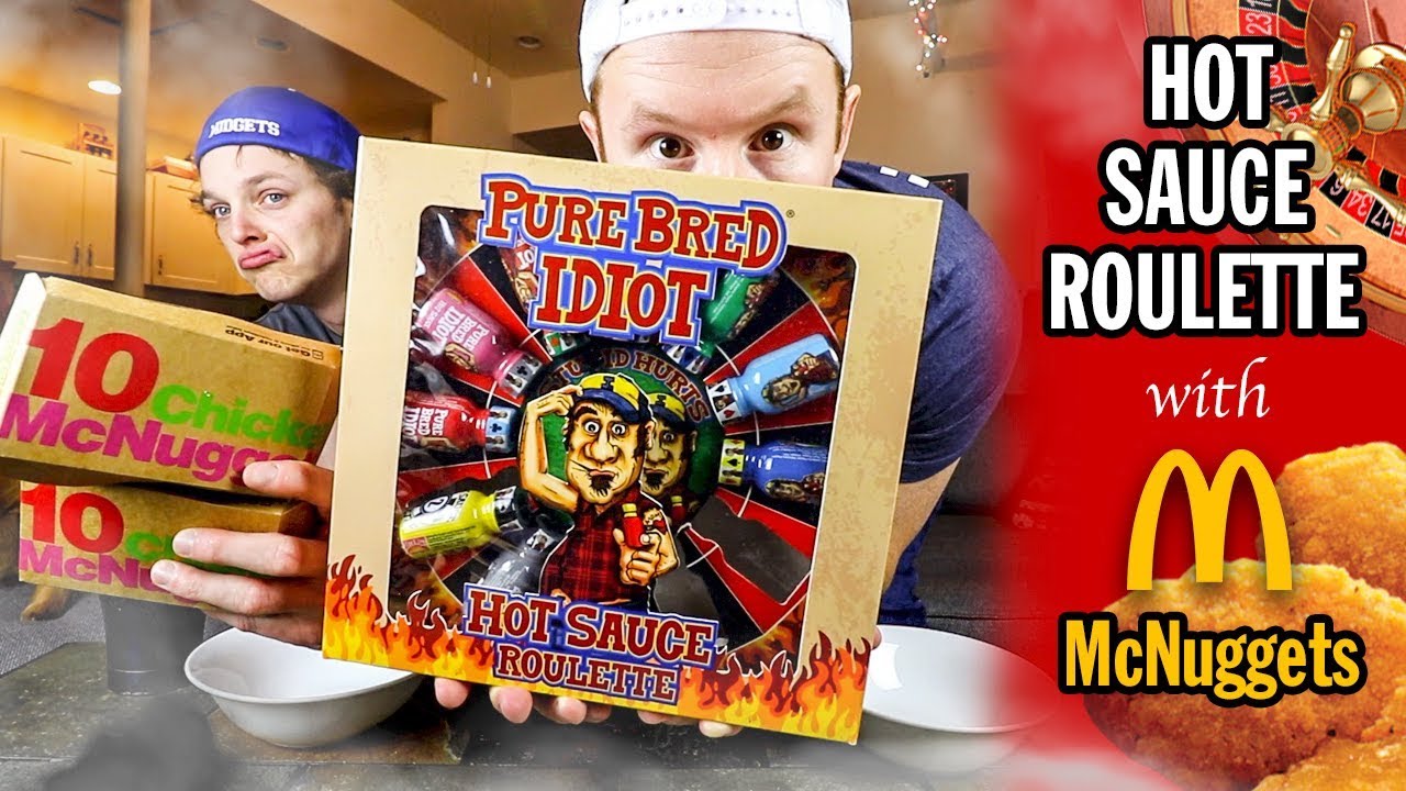 Pure Bred Idiot's Hot Sauce Roulette with Levels 1 to 12 on Chicken