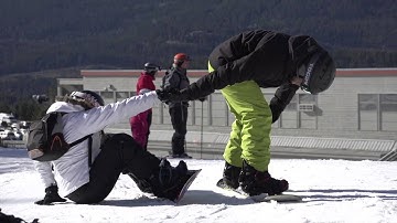How To Strap In Standing Up On A Snowboard