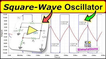Square-Wave Oscillator ⭐ Oscillation Frequency Derivation, Design Example & TINA-TI Simulations