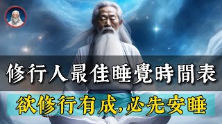 修行人最佳睡覺時間表欲修行有成必先安睡。建議你收藏