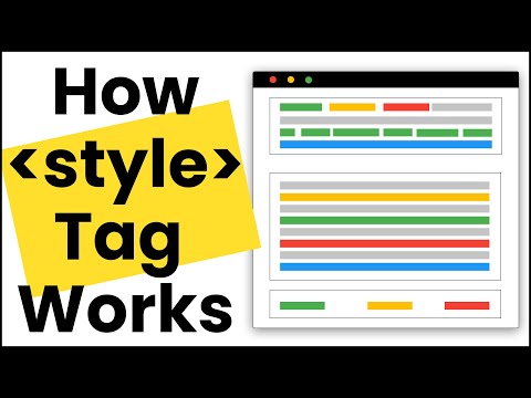 Video: Ce înseamnă stil în HTML?