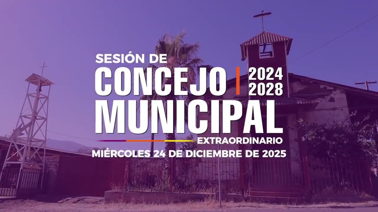 Sesión de concejo extraordinario Miércoles 24 de Diciembre de 2025