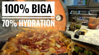 100% BIGA Pizza Dough Using The Master Biga App