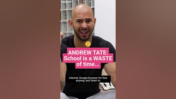 Andrew Tate ~ School is a WASTE of time🤫... #shorts