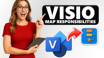 Illustreer verantwoordelijkheden met MICROSOFT VISIO PROCESS FLOW