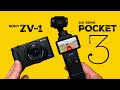 【小型Vlogカメラどっちにする?】DJI Osmo Pocket 3 vs Sony ZV-1 2024年 Tokyo 2026年