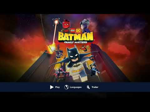 LEGO DC Batman Family Matters (2019) DVD Menu