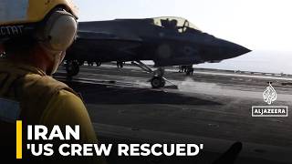 US media: Military has rescued one crew member from downed F-15E fighter jet in Iranian airspace