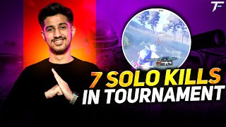 7 Solo Kills In Tournament | 13 Team Kills | Chicken Dinner Bolte | Owais Bolte