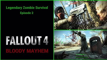 Fallout 4 - Bloody Mayhem Ep2 (Codsworth, Dogmeat, Machine Guns)