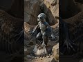 Eagle Reveals Alien Disguise After Scouting the City | Hyper-Realistic AI Sci-Fi