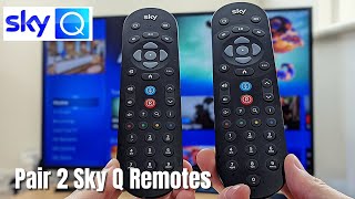 How to Pair New & 2nd Sky Q Remote, also view on 2 TVs without MultiScreen