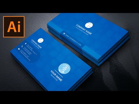 Professional Business Card Design in Illustrator CC