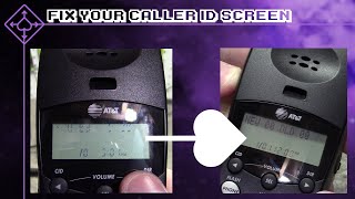 How to Repair Dead Pixels on a Corded/Cordless Telephone Caller ID Screen screenshot 1