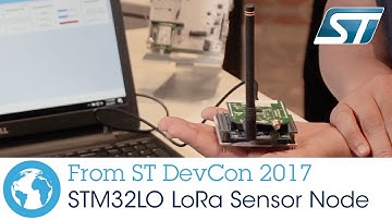 ST DevCon 2017, STM32lo LoRa Sensor Node
