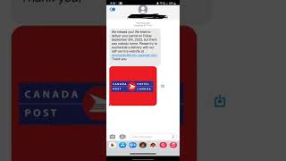 Canada Post Delivery Missed Scam - Be Careful And Share With Others