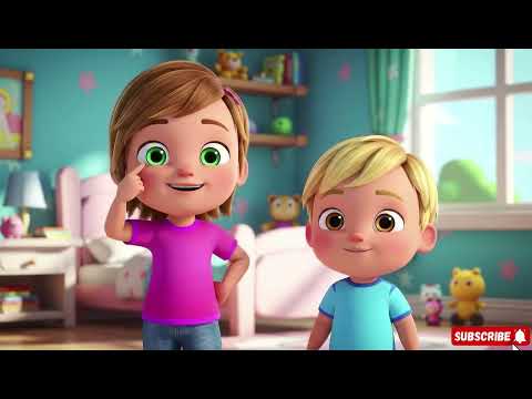 Песен за очи нос и уши Познава ли лицето си Забавна детска песничка