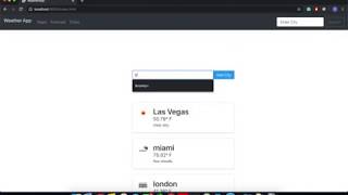 Django WeatherApp