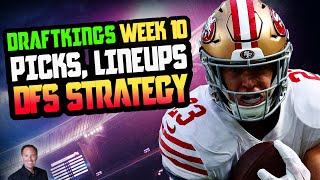 Top NFL DFS Picks, Strategy &amp; Lineups for Week 10 | NFL Player Pool (2025)