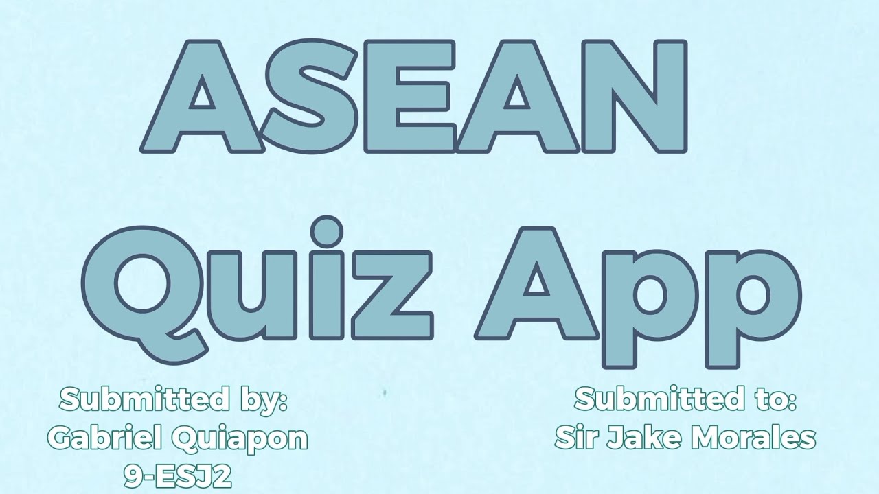How to make a quiz app in sketchware (ASEAN) - YouTube