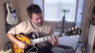 Video thumbnail of "Tenderly -  Jazz Guitar Chord Melody"